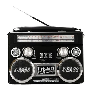 Supersonic SC-1097BT Portable 3 Band Radio with Bluetooth and Flashlight, M/F... - Picture 1 of 9
