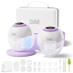 Milchpumpe freihändig mit Nachtlicht, S33 tragbare elektrische tragbare Breas... - Bild 1 von 9