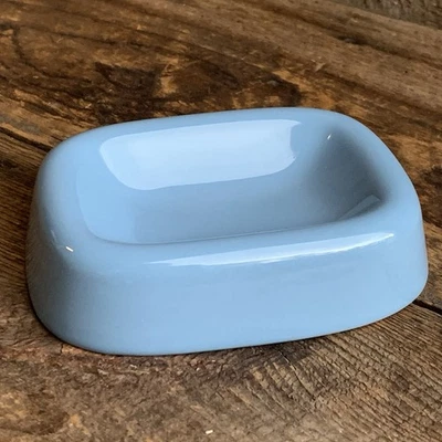 "Jabonera de cerámica azul de Pfaltzgraff 5"" de largo rectángulo" Foto 1 de 4