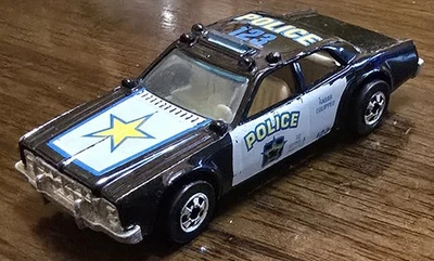 Coche de policía Hot Wheels 1977 3" 1/64 suelto patrulla de carretera policía crucero 123  Foto 1 de 4