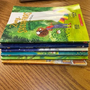 LOT OF 6 ZOEY AND SASSAFRAS CHAPTER BOOKS #1-6 BY ASIA CITRO magic science - Picture 1 of 7