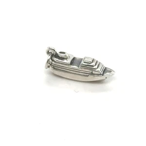 Nicht mehr produziert selten James Avery Sterlingsilber Luxusschiff Kreuzfahrtschiff Boot Charm - Bild 1 von 3
