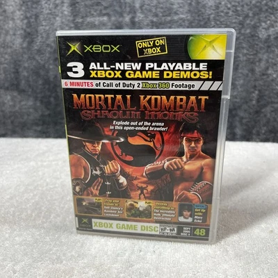 MORTAL KOMBAT SHAOLIN MONKS Xbox Official DEMO #48 TOM CLANCY hulk - Image 1 of 4