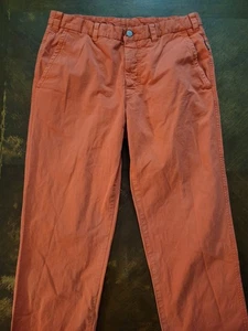 Pantalones Burberry London Para Hombre 36x31 EU 52 Rojo Pierna Recta Diseñador Informal Cómodos - Imagen 1 de 15