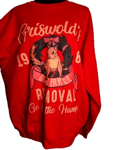 GRISWOLD'S 1989 SQUIRREL REMOVAL SERVICE LARGE SWEATSHIRT HEAVY BLEND NEVER WORN - Picture 1 of 16