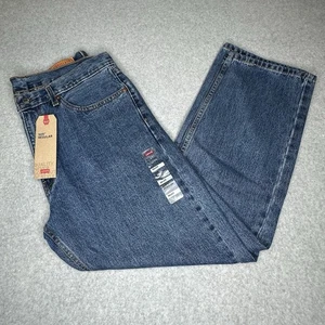 Levis 505 Jeans Men's 36x29 Regular Fit Blue Denim Pants Regular Fit NEW - Picture 1 of 7