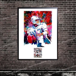 Dan Marino SIGNIERT Premium Giclée-Druck 40" Höhe x 30" Breite war 1.995 $ jetzt 595 $ - Bild 1 von 16