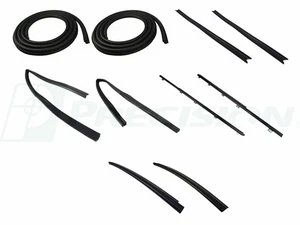 1984-1996 Jeep Cherokee Door Weatherstrip Kit For 2 Door Sport Utility - Picture 1 of 1