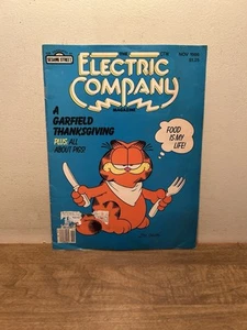 The Electric Company Magazine November 1986 A Garfield Thanksgiving - Imagen 1 de 13