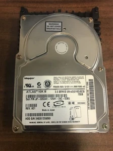 Maxtor Atlas 02G341 3.5" 73GB 10K Ultra3(U160) SCSI Hard Drive - Picture 1 of 4