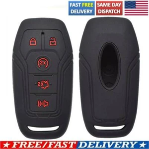 Silicone Key Case For Ford F-150 LINCOLN MKC MKX MKZ Remote Fob Shell Cover - Picture 1 of 6