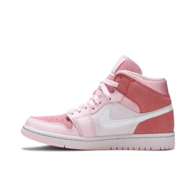 Jordan Air Jordan 1 Mid Digital Rosa Mid-top Retro Zapatos de Baloncesto CW5379-600 Foto 1 de 4