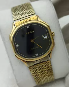 Luxury Watch Rado Voyager 70s Automatic Gold Plated Swiss Vintage Original 34 MM - Picture 1 of 21