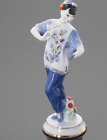 Vintage Porcelain Statue1962 Dancer Gilding Exquisite Painted location Ussr 508g