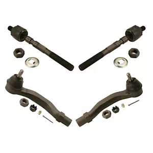 Moog Inner and Outer Steering Tie Rod End Kit For Honda Civic Acura Integra - Picture 1 of 1