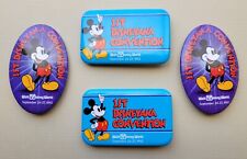 1st Disneyana Convention 1992 at WDW Mickey Pin Back Button Set 4 Pieces