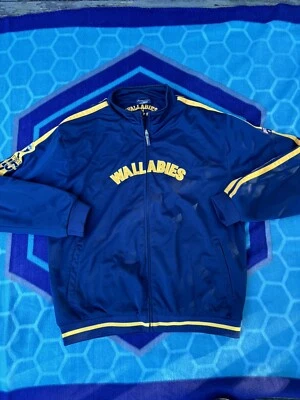 Chaqueta de Colección Australia Wallabies Para Hombre Talla L Azul Rugby Union Abrigo Foto 1 de 4