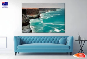 Majestuosos acantilados de Bunda, gran impresión en lienzo australiano Bight decoración del hogar sin marco - Imagen 1 de 5