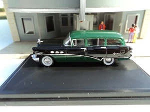 Oxford 1954 BUICK CENTURY ESTATE WAGON verde/negro 1/87 HO GM - Imagen 1 de 7