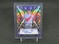 2023 LEAF EXOTIC BASEBALL TONY LA RUSSA LEOPARD PRISMATIC AUTO 1/1 MH3