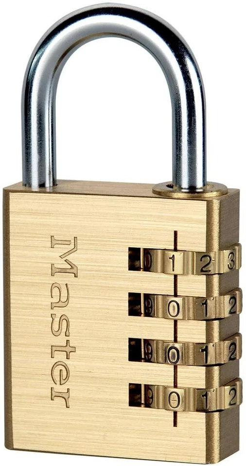 MASTER LOCK - LUCCHETTO COMBINAZIONE  FINITURA IN OTTONE MM 40 - Immagine 1 di 1