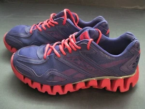 Reebok Zigtech Purple Pink Mesh  Shoes Women's Size 8 Men's Size 6.5 V58730  - Picture 1 of 8
