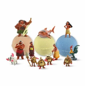 3 Badebomben mit Moana Spielzeug innen für Kinder - natürliche & sichere Bomben Geschenk USA - Bild 1 von 4