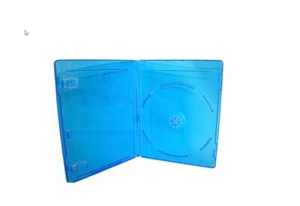 1 Blu Ray Cover Case 14mm Single Hold 1 BluRay BDR Disc Clear plastic on front - Picture 1 of 3