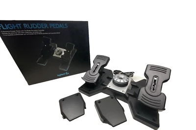 Logitech G Pro Flight Rudder Pedals with original box - Image 1 of 4
