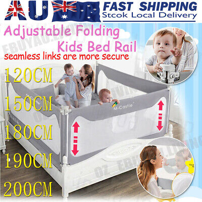 90CM Adjustable Kids Safety Bed Rail/BedRail Cot Guard Protecte Child Toddler • 26.99$
