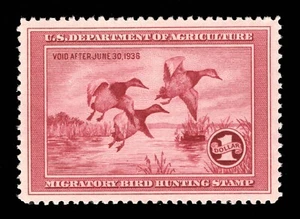 MOMEN: US BRIEFMARKEN #RW2 ENTE NEUWERTIG OG LH PSE BEWERTET CERT SUP-98J SET #91741 - Bild 1 von 3