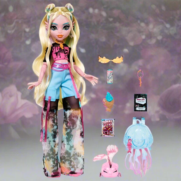 Monster High Doll Lagoona Blue accessories HHK55 Mattel