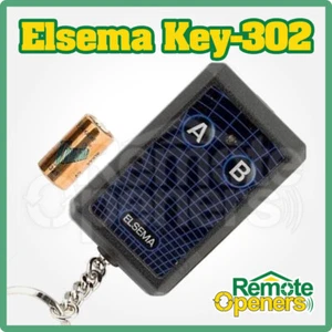 Garage Door Remote Control Elsema Key-304 27.145MHz Suits, FMT402 and KEY302 - Picture 1 of 2