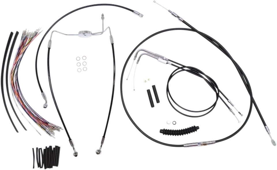 Kit de instalação de guidão Magnum Black 12"-14" XR 1996-2006 Road King 489281 - Imagem 1 de 1