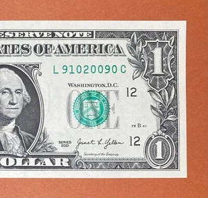 September 10, 2009 L 91020090 C Birthday Note $1 One Dollar Bill (9/10/ 2009_) - Picture 1 of 3