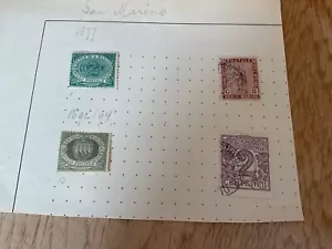 San Marino mounted mint and used stamps A24143 - Picture 1 of 4