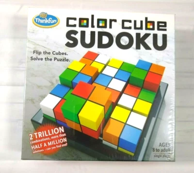 Color Cube Sudoku Award Winning Flip Cubes Puzzle New Sealed - Image 1 of 4