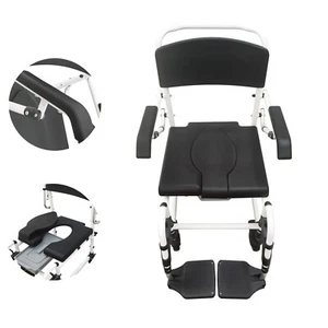 Aluminum Removable Toilet Chair Shower Chair Height Adjustable with Removable - Bild 1 von 24