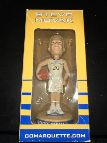 NIB STEVE NOVAK MARQUETTE GOLDEN EAGLES BOBBLEHEAD SGA NCAA BASKETBALL Cover