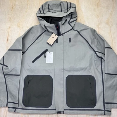 NEW Nike Tech Mens Storm-FIT Hooded Rain Jacket Mens 2XL Light Green HM9473-320 - Image 1 of 4
