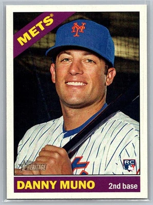 Danny Muno 2015 Topps Heritage New York Mets #557 RC - Image 1 of 2