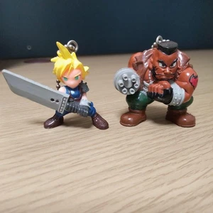 Final Fantasy vii FF7 figure key chain Lot 2 set Cloud retro Square Japan m633 2 - Picture 1 of 8