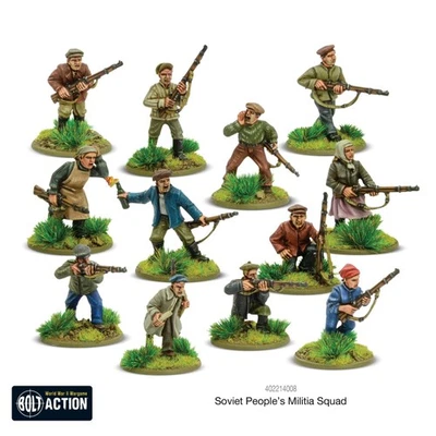 Warlord Games Bolt Action Soviet People's Militia Squad WLG 402214008 - Image 1 of 2