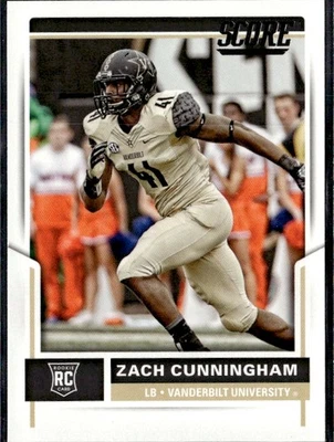 2017 Score Zach Cunningham 344 RC Vanderbilt Commodores - Image 1 of 2