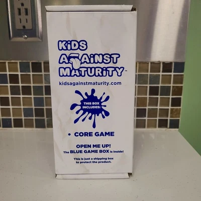 Kids Against Maturity Core Card Game Blue Box Family Party Game Opened Unused - Image 1 of 4
