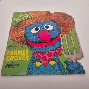 1979 SESAME STREET FARMER GROVER ~ Children Book ~ - Picture 1 of 4