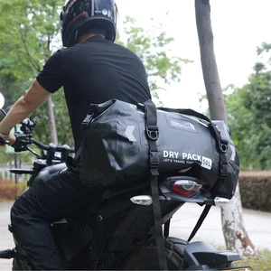  50L Motorcycle Dry Bag Tail Luggage Bag PVC Waterproof Duffel Bag UFLR - Picture 1 of 7