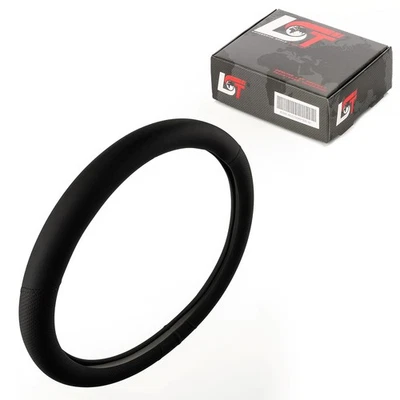 Steering wheel protector cover steering wheel cover Ø 38 x 9 cm black perforated for Jaguar - Image 1 of 4