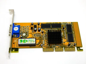 MANLI S3 SAVAGE4 32MB VGA - AGP PC Graphics Card - Picture 1 of 2