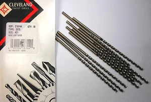 CLEVELAND Cobalt Parabolic Taper Drills #21 (0.1590") 135° C16744 (10 Pcs) - Picture 1 of 1